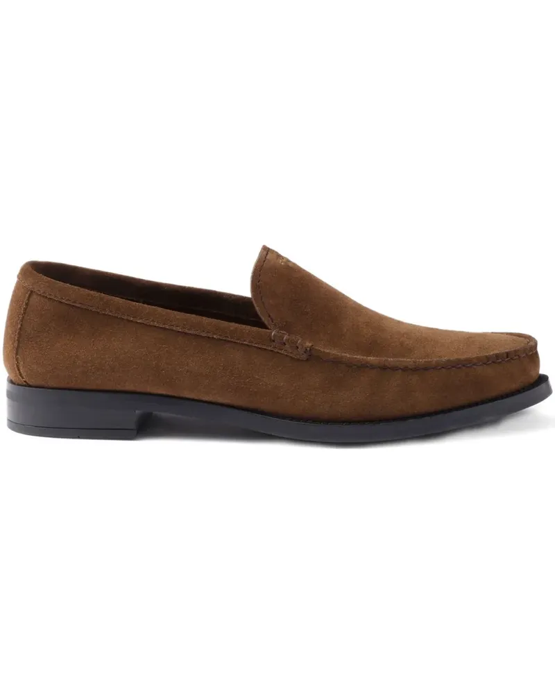 Prada Loafer aus Wildleder - Braun Braun