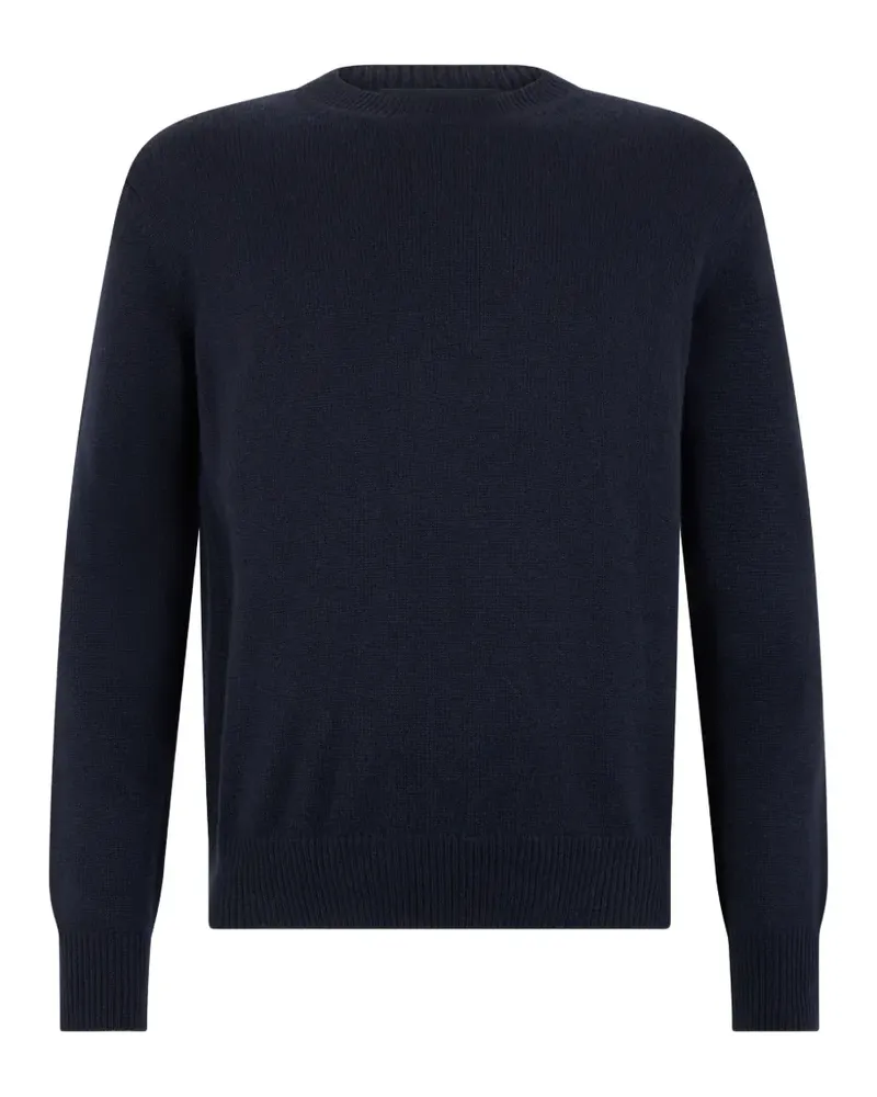 Herno crew-neck long-sleeve sweater - Blau Blau