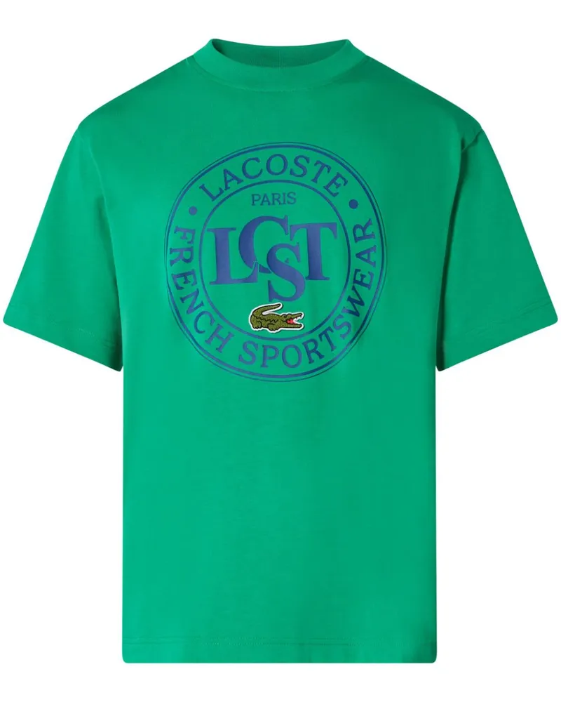 Lacoste T-Shirt mit Print - Grün Grün