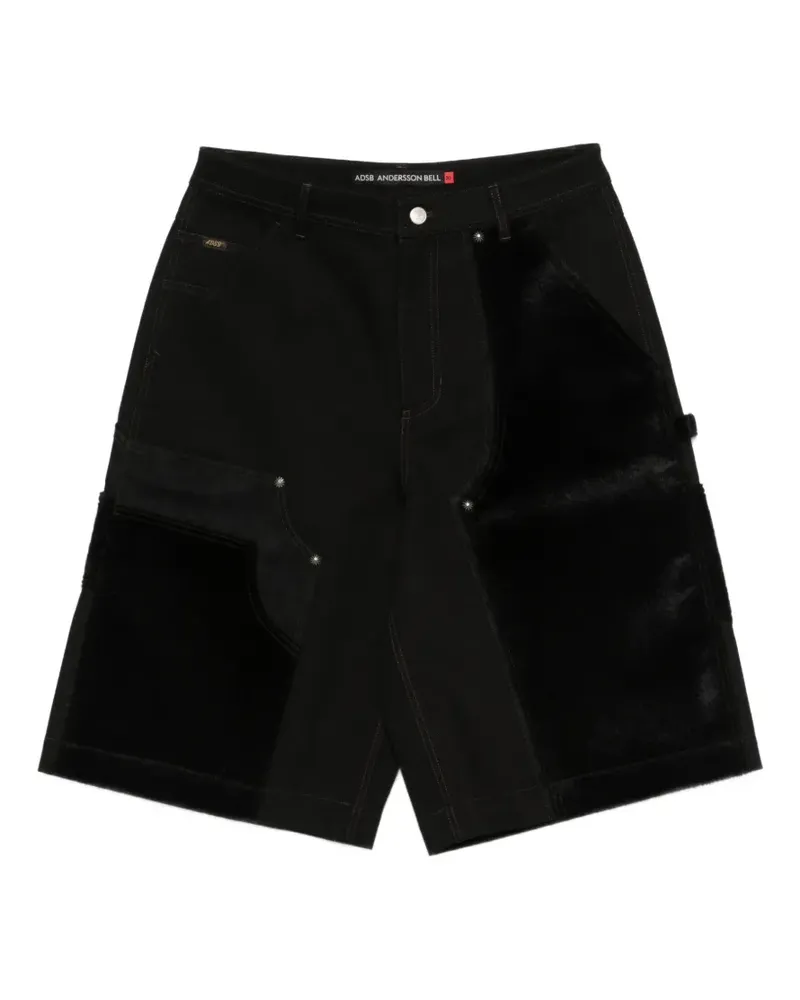 Andersson Bell panelled shorts - Schwarz Schwarz