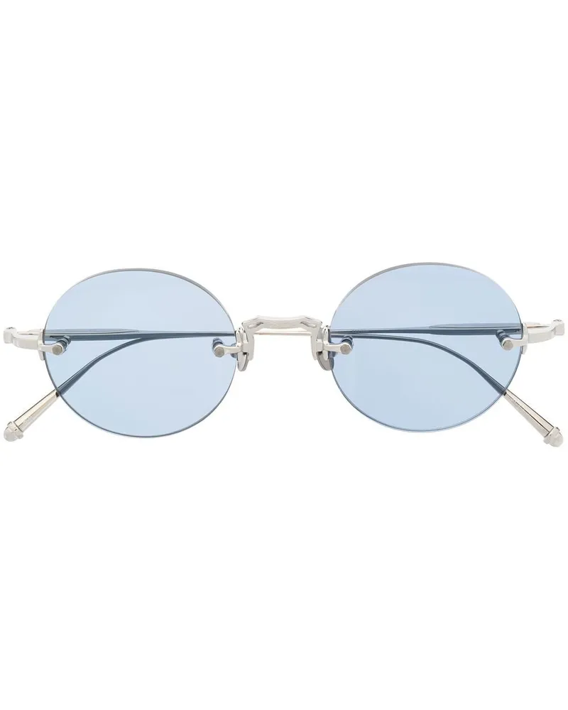 MATSUDA Sonnenbrille mit rundem Gestell - Grau Grau