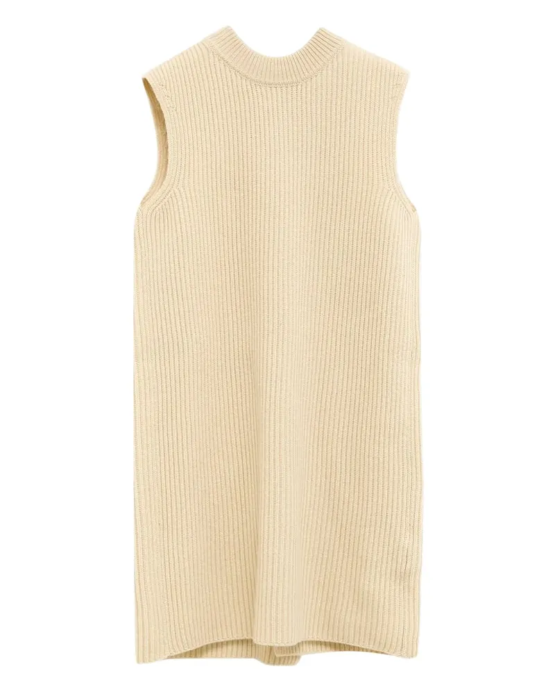 Jil Sander Geripptes Top - Nude Nude