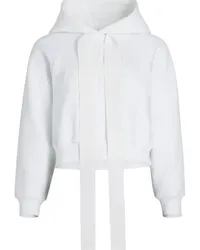 Patou Medallion Hoodie aus Bio-Baumwolle Weiß