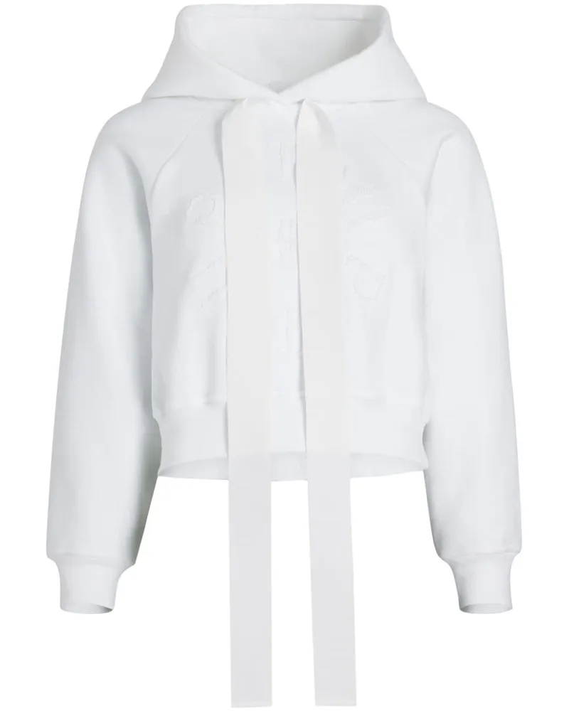 Patou Medallion Hoodie aus Bio-Baumwolle - Weiß Weiß