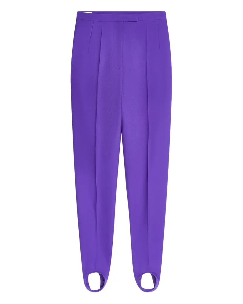 Dries van Noten Hose mit Stegdetail - Violett Violett