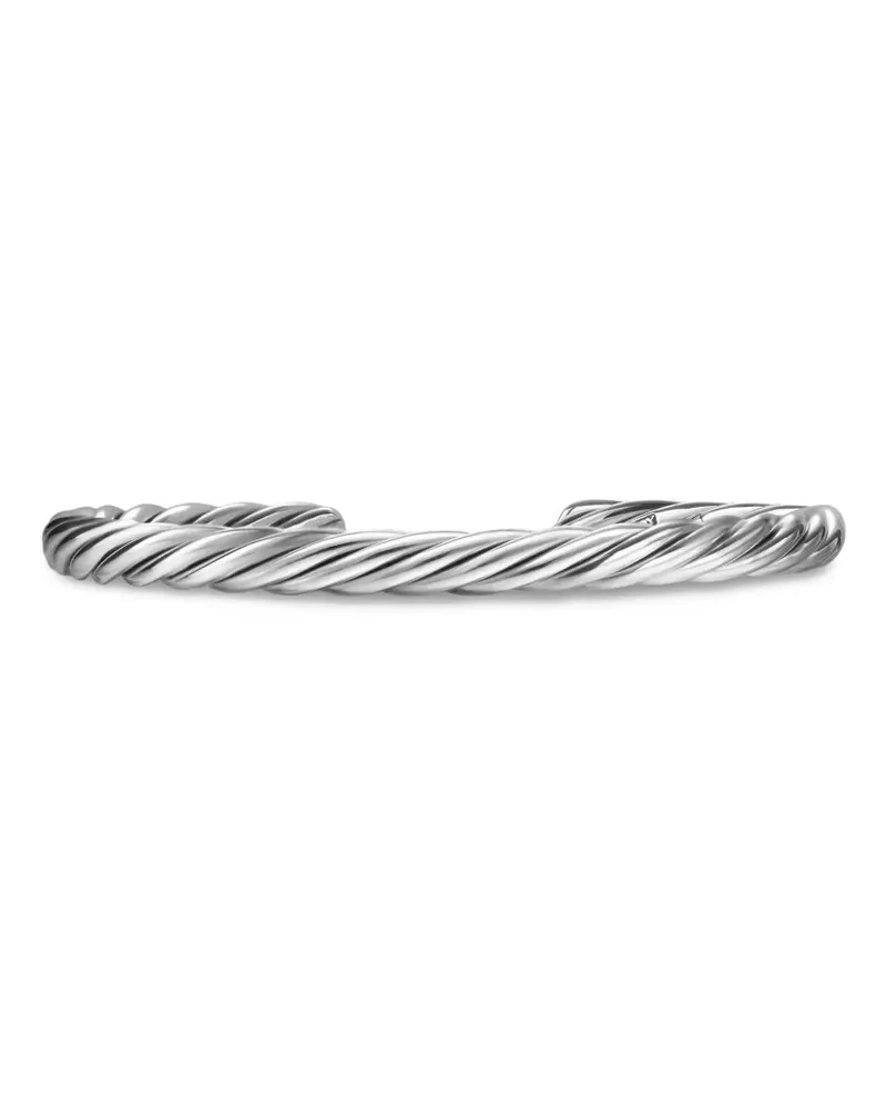 David Yurman Cable Cuff Armspange aus Sterlingsilber 6mm Silber
