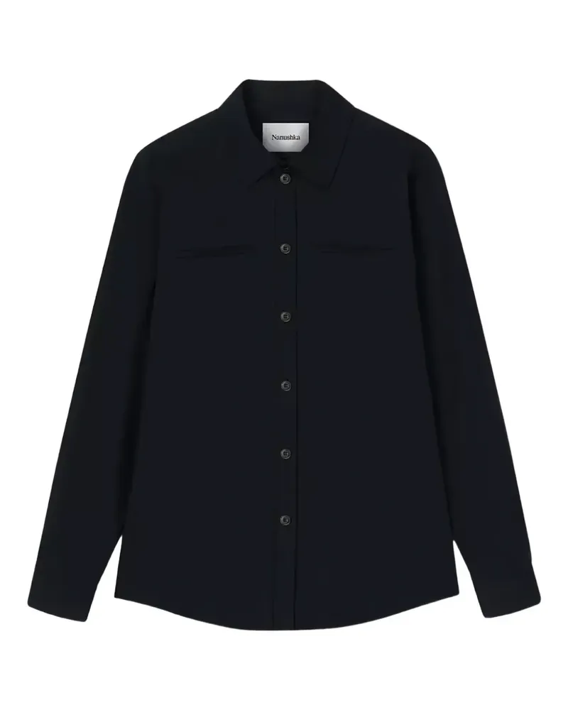 Nanushka buttoned shirt - Schwarz Schwarz