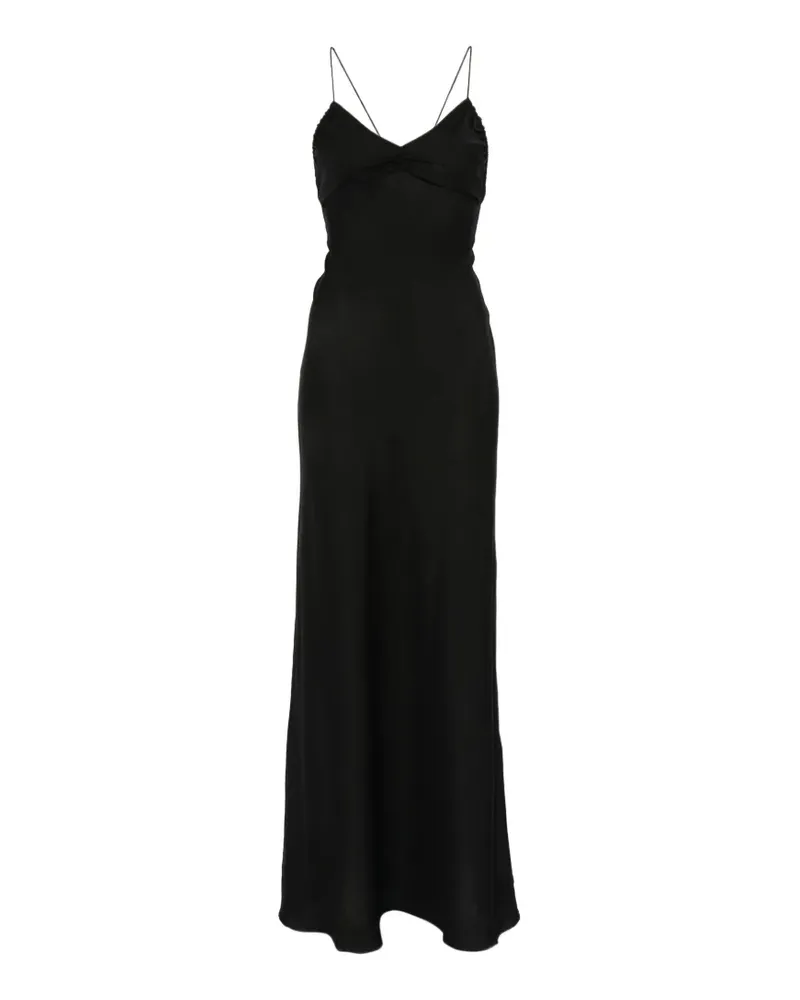 Matteau sheer wool bias dress - Schwarz Schwarz