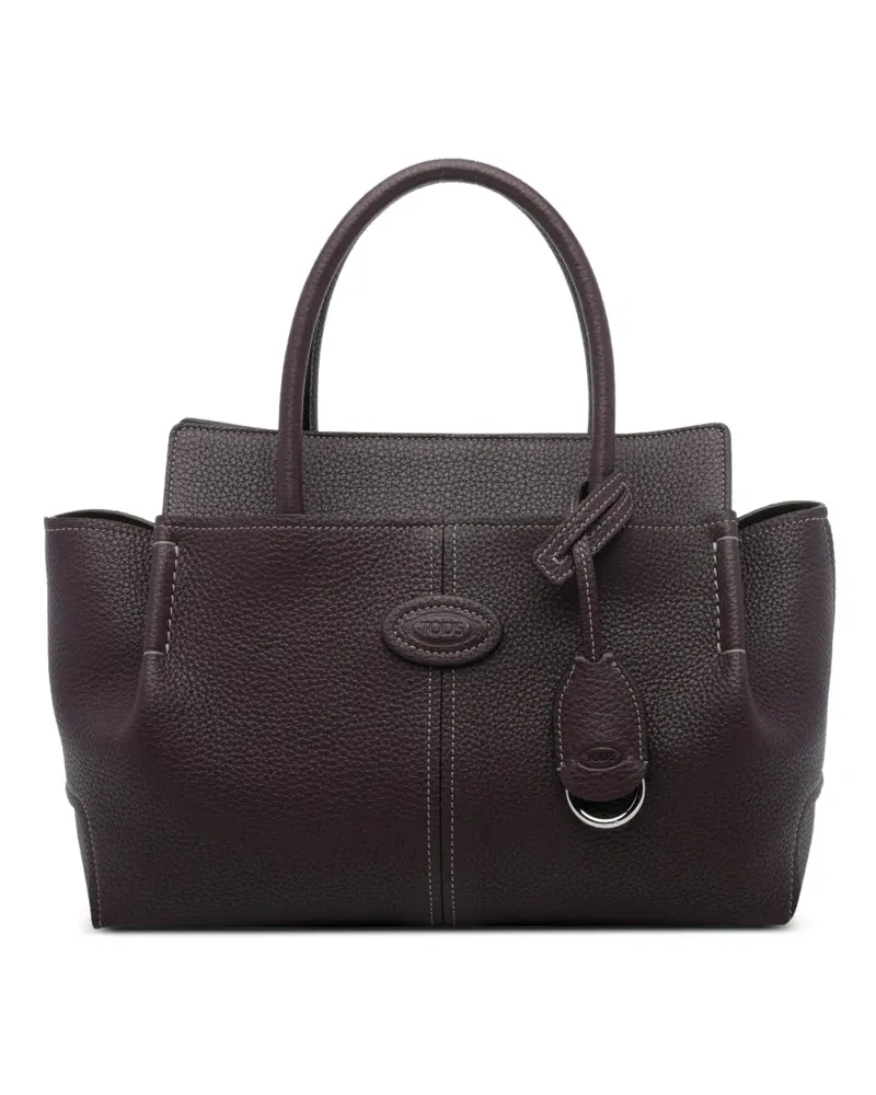TOD'S Handtasche mit Logo-Schild - Braun Braun