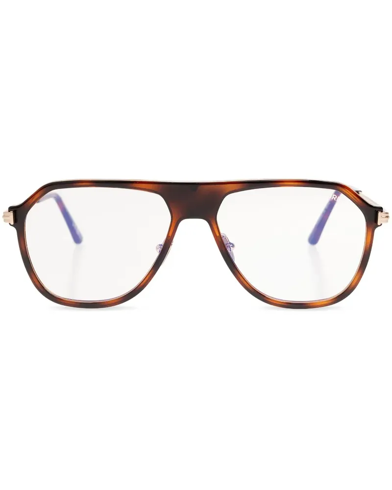Tom Ford Klassische Pilotenbrille - Braun Braun