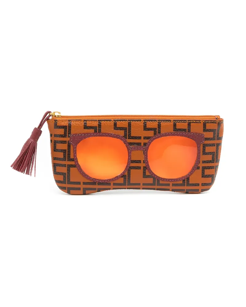 Sarah Chofakian Porta Óculos Portemonnaie - Orange Orange