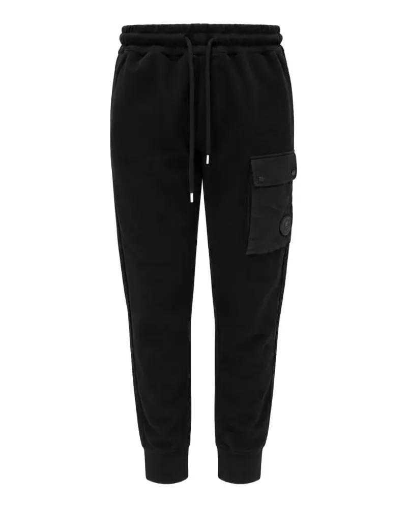 C.P. Company Jogginghose mit Linsen-Detail - Schwarz Schwarz