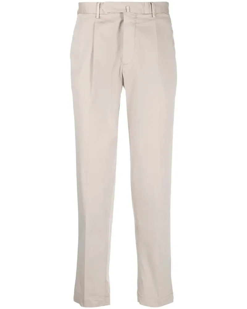 Dell'oglio Tapered-Chino mit Bundfalten - Nude Nude