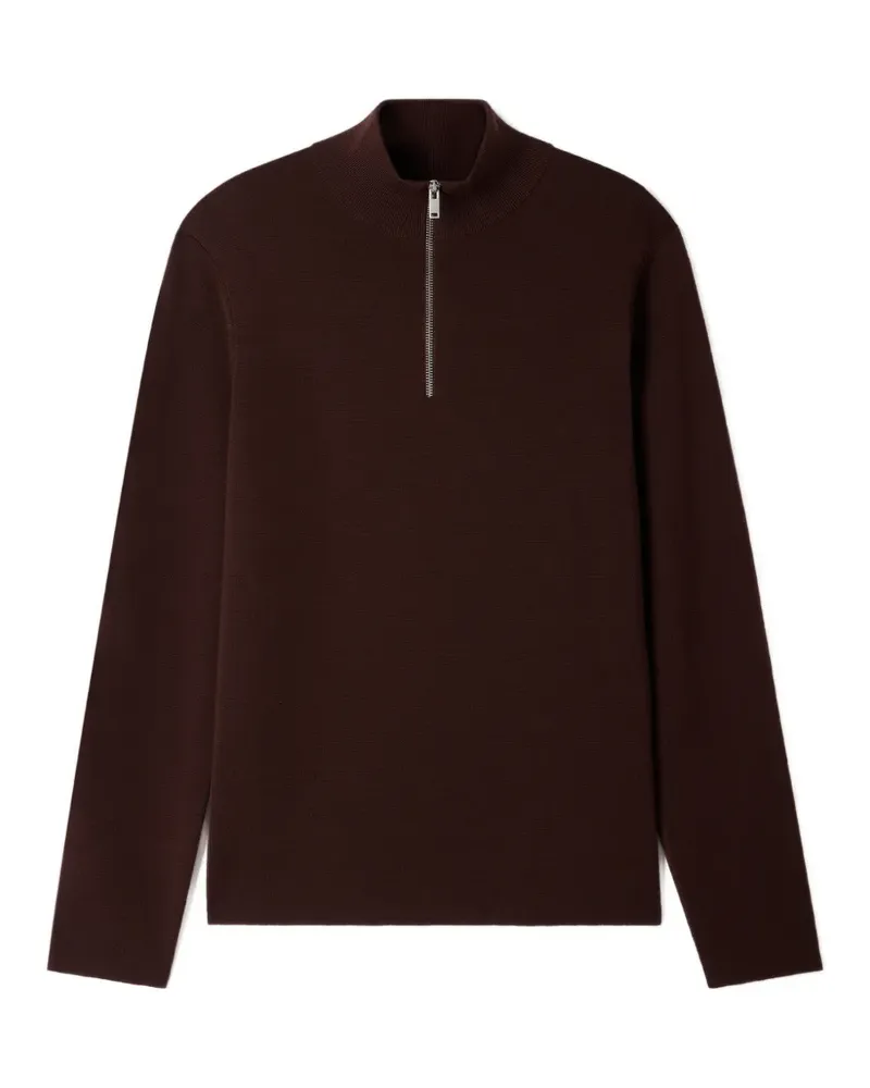 Sandro Sweatshirt mit Reißverschluss - Braun Braun