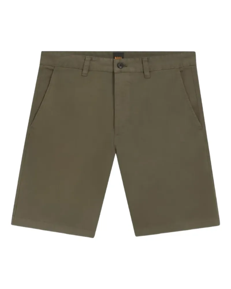 HUGO BOSS slim-fit chino shorts - Grün Grün