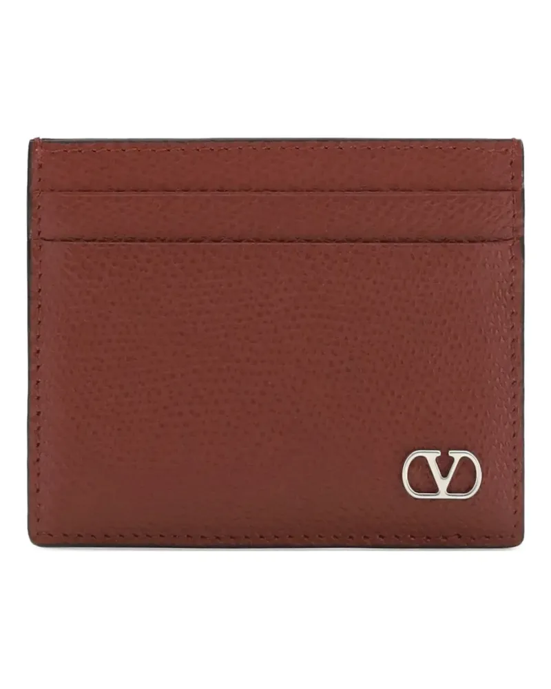 Valentino Garavani VLogo Signature card holder - Rot Rot