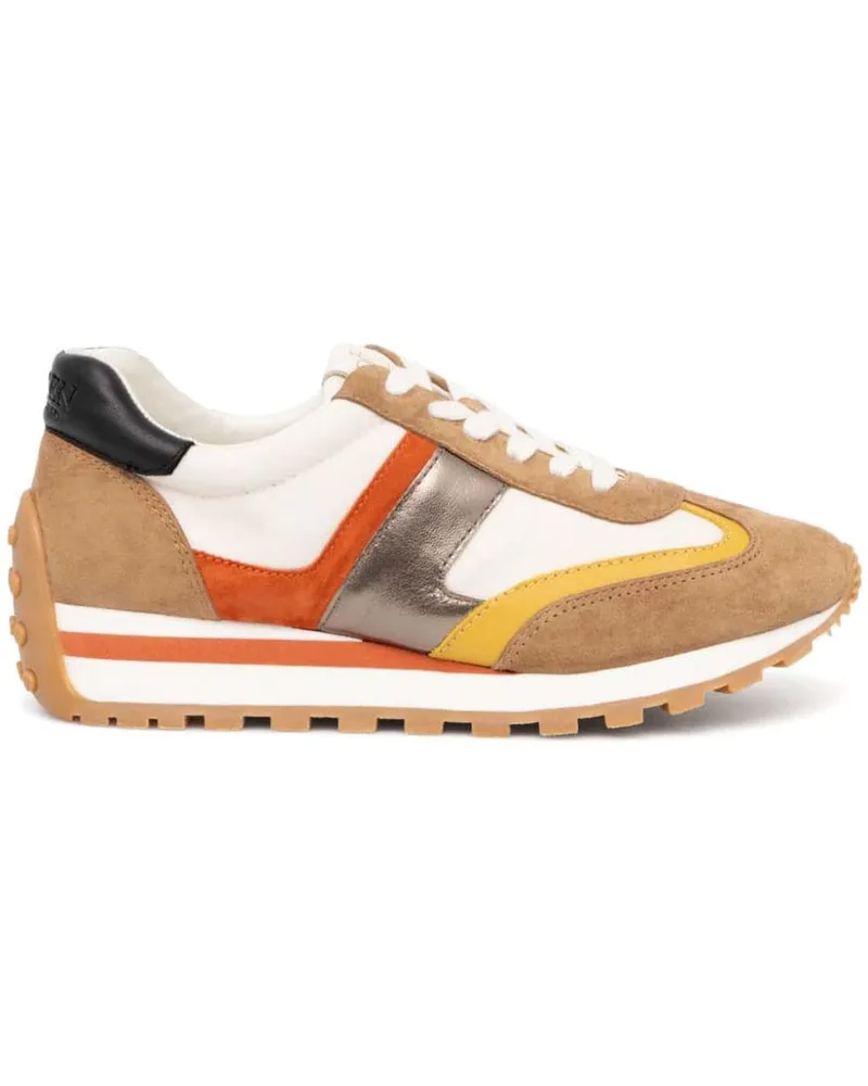 Ralph Lauren Sneakers mit Kontrasteinsätzen - Weiß Weiß
