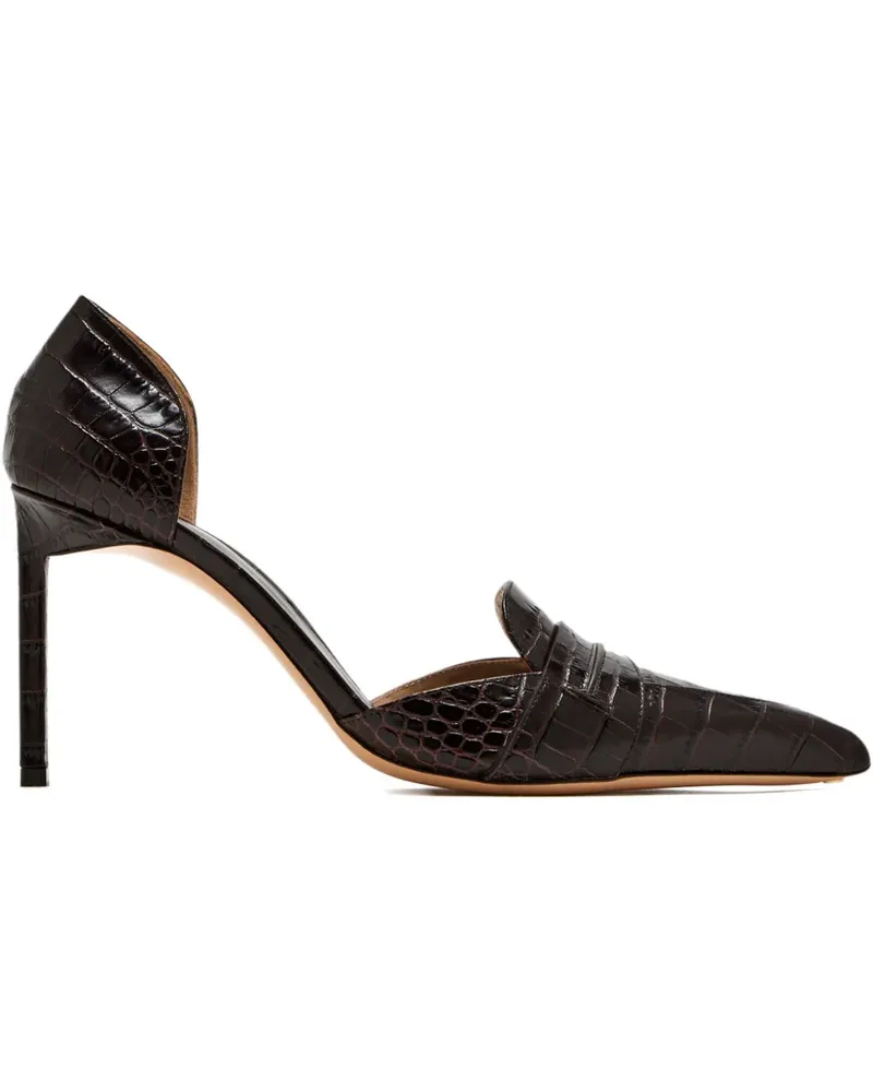 Tom Ford Eva D'Orsay Pumps 85mm - Braun Braun