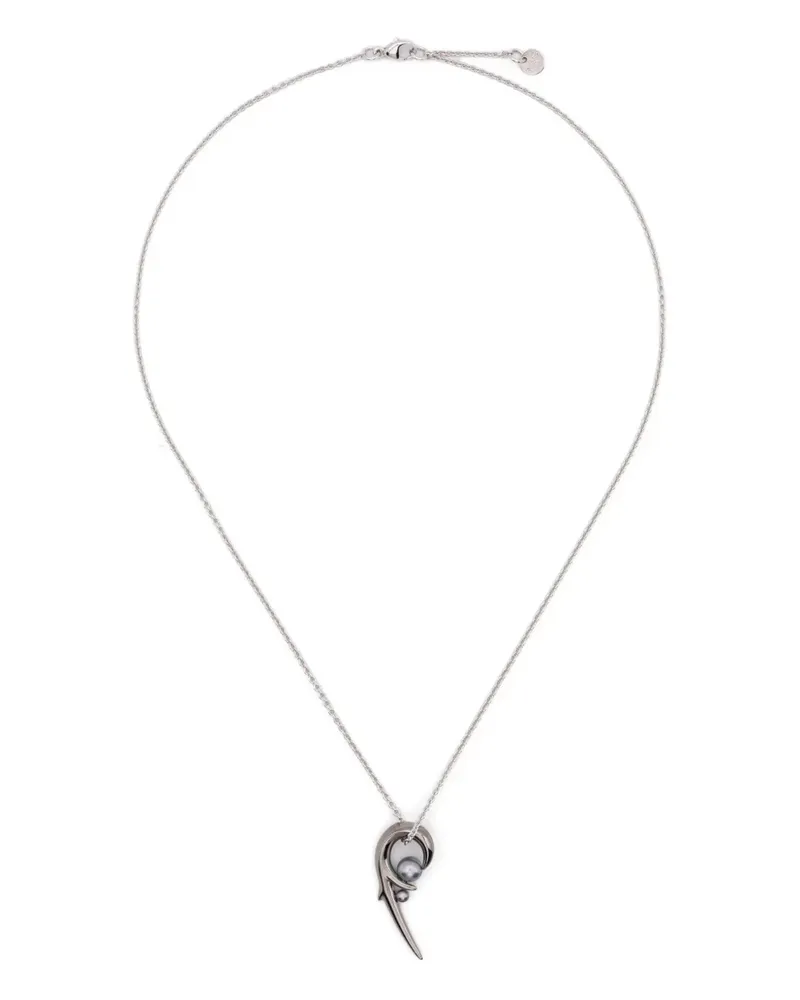 Shaun Leane Halskette mit Perlenanhänger - Silber Silber