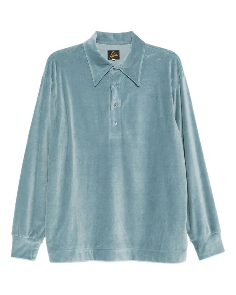 NEEDLES Klassisches Poloshirt - Blau Blau