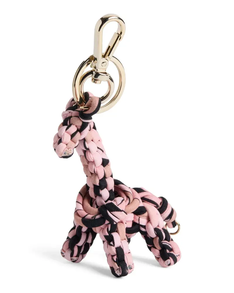 Emilio Pucci bag charm in Iride print - Rosa Rosa