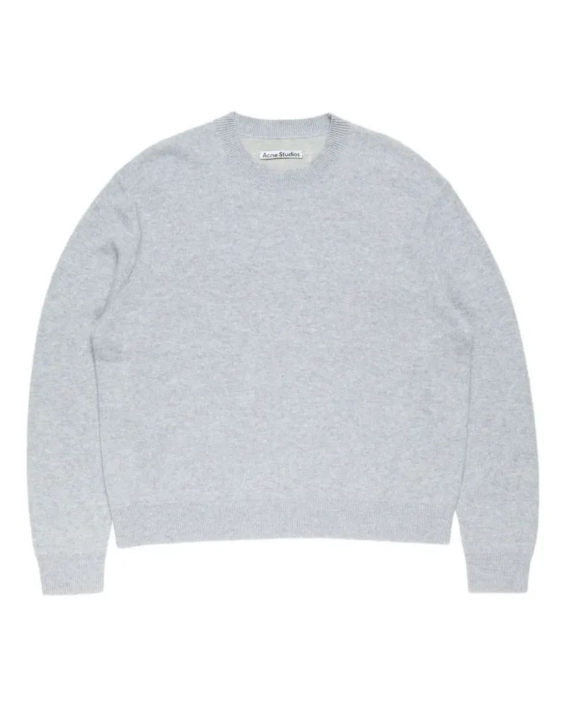 Acne Studios Kaschmirpullover in Cold Grey Mélange - Grau Grau