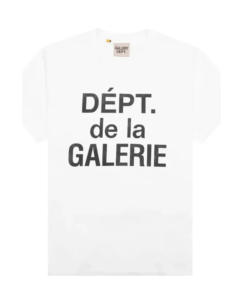 GALLERY DEPT. logo-print T-shirt - Weiß Weiß