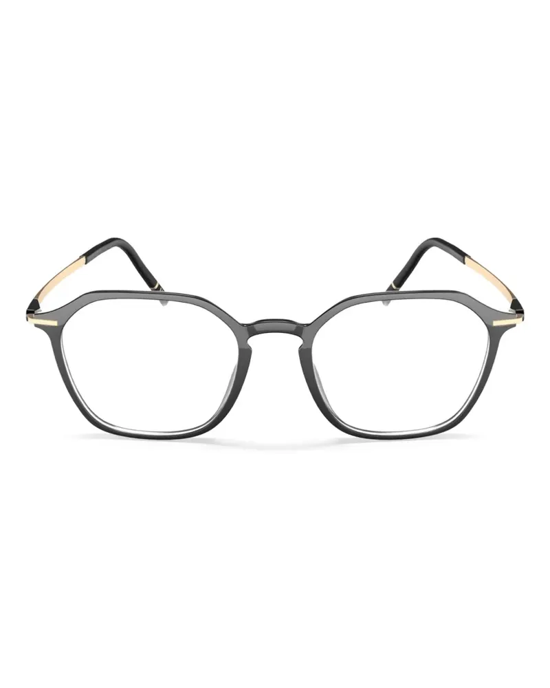 Silhouette Rising Dawn geometric-frame glasses - Grau Grau