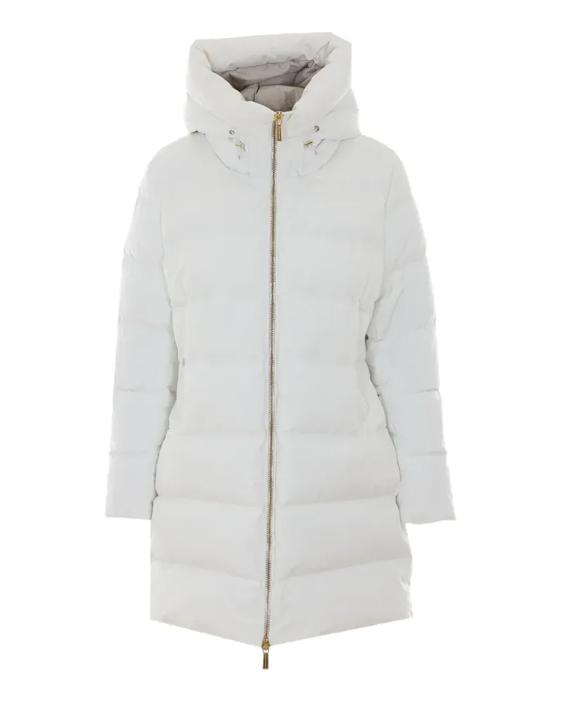MOORER Klie hooded down coat - Weiß Weiß