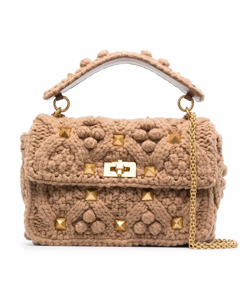 Valentino Garavani Rockstud Handtasche - Braun Braun