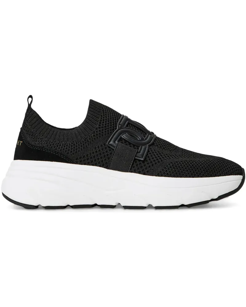 Twin-Set Sneakers mit Mesh-Einsätzen - Schwarz Schwarz