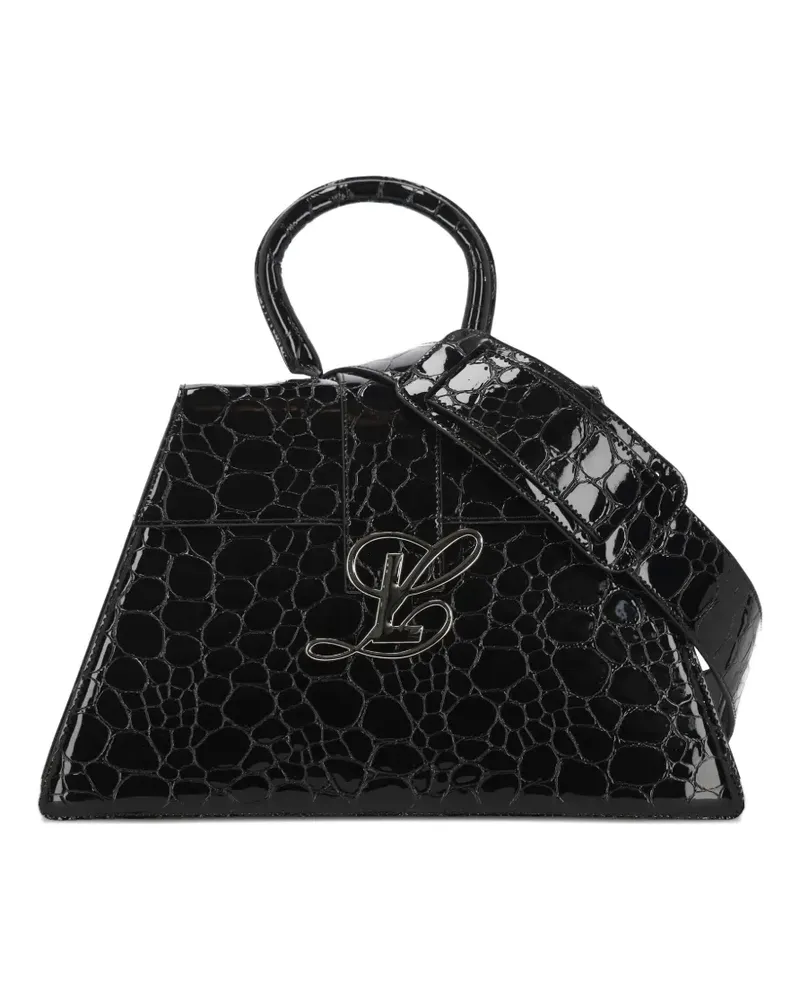 Luar Shopper mit Logo-Prägung - Schwarz Schwarz