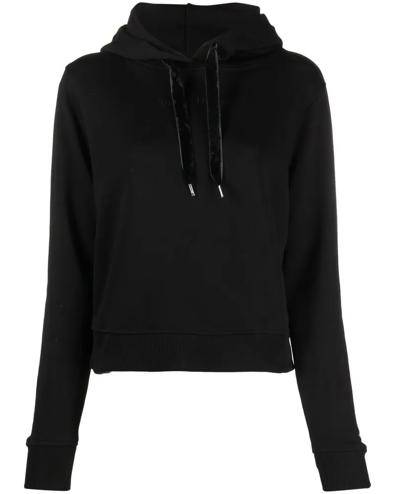 Tommy Hilfiger Hoodie mit Logo - Schwarz Schwarz