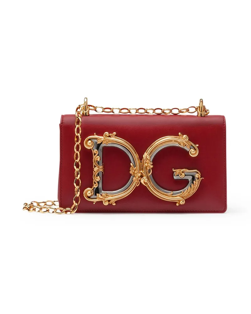 Dolce & Gabbana Umhängetasche mit DG - Rot Rot