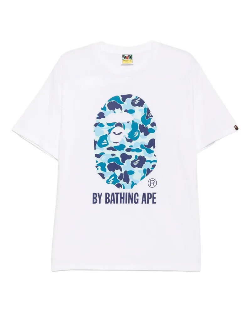 BAPE T-Shirt mit grafischem Print - Weiß Weiß