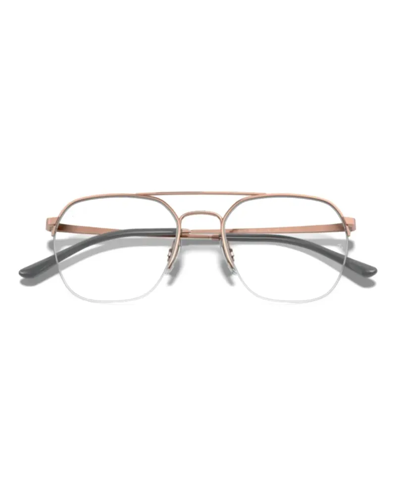 Ray Ban Brille mit rundem Gestell - Gold Gold