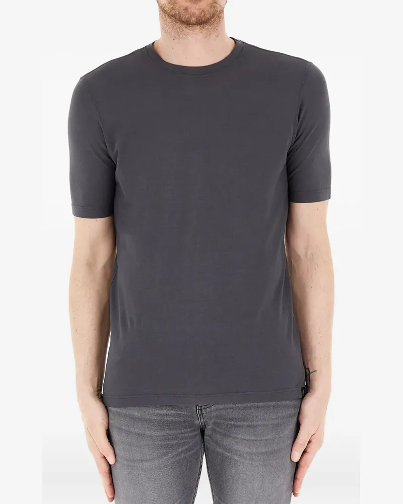 Gran Sasso T-Shirt mit Rundhalsausschnitt - Grau Grau