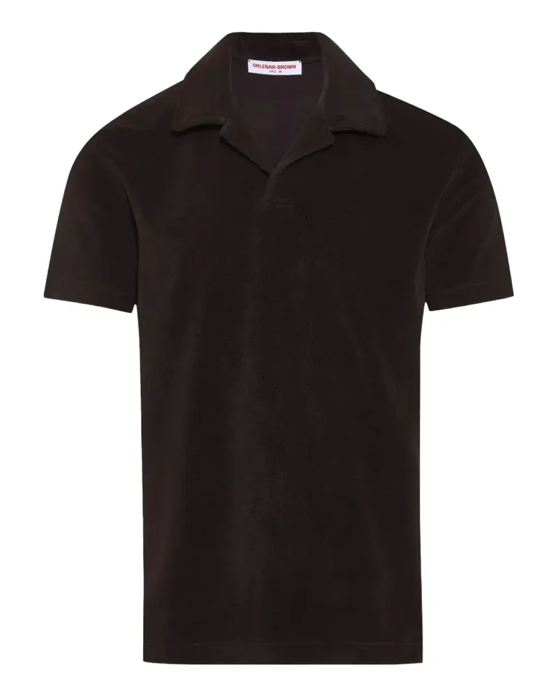 Orlebar Brown Terry Resort T-Shirt mit Polokragen - Braun Braun