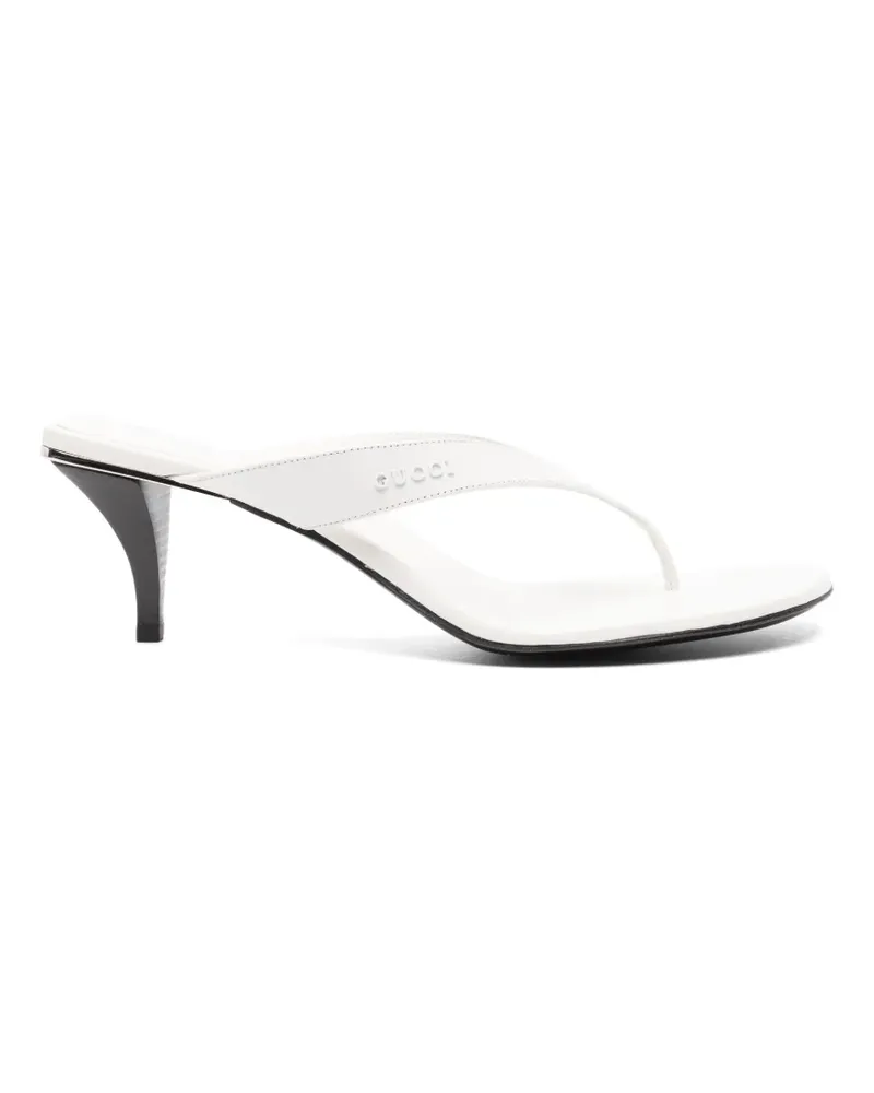 Gucci Vittoria Sandalen mit Zehensteg - Weiß Weiß