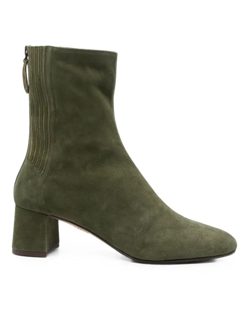 Aquazzura Saint Honore Stiefeletten mit Reißverschluss - Grün Grün