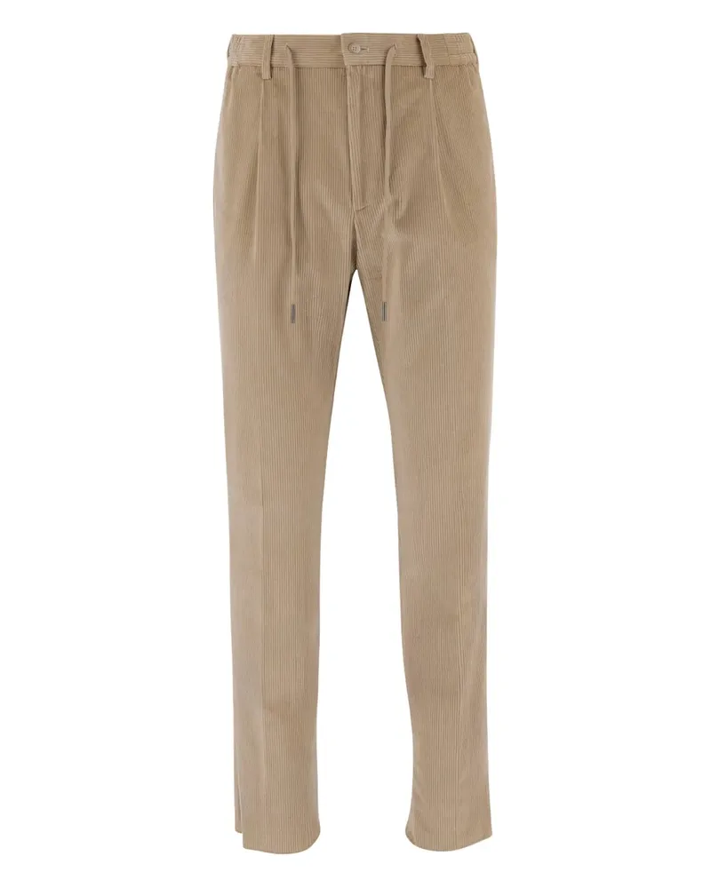 Tagliatore Cordhose mit Kordelzug - Nude Nude