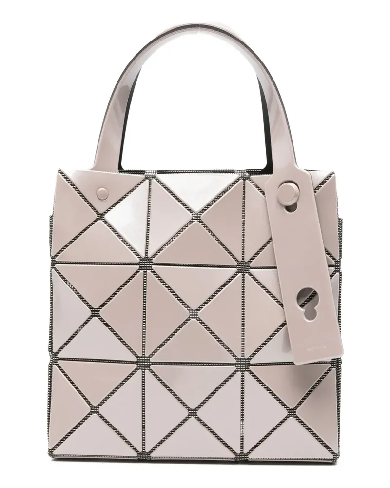 Issey Miyake Shopper mit geometrischen Einsätzen - Rosa Rosa