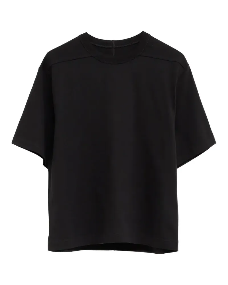 Rick Owens seam-detail T-shirt - Schwarz Schwarz