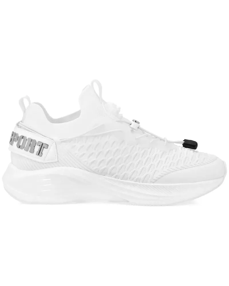 Philipp Plein Runner Sock Sneakers - Weiß Weiß