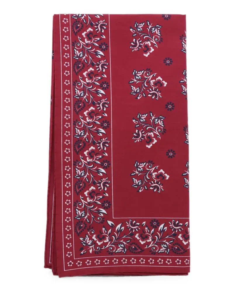 Canali floral-print bandana - Rot Rot
