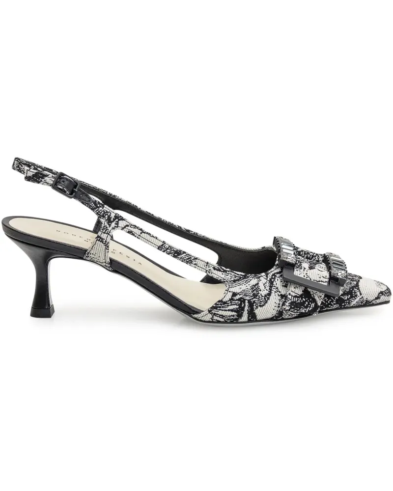 FESTA Milano Atena Slingback-Pumps - Schwarz Schwarz