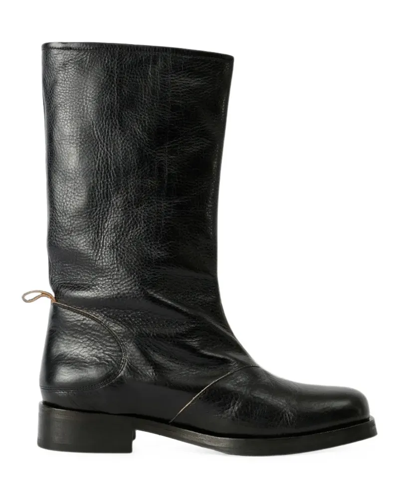 Our Legacy Haul Stiefel aus Kamion - Schwarz Schwarz