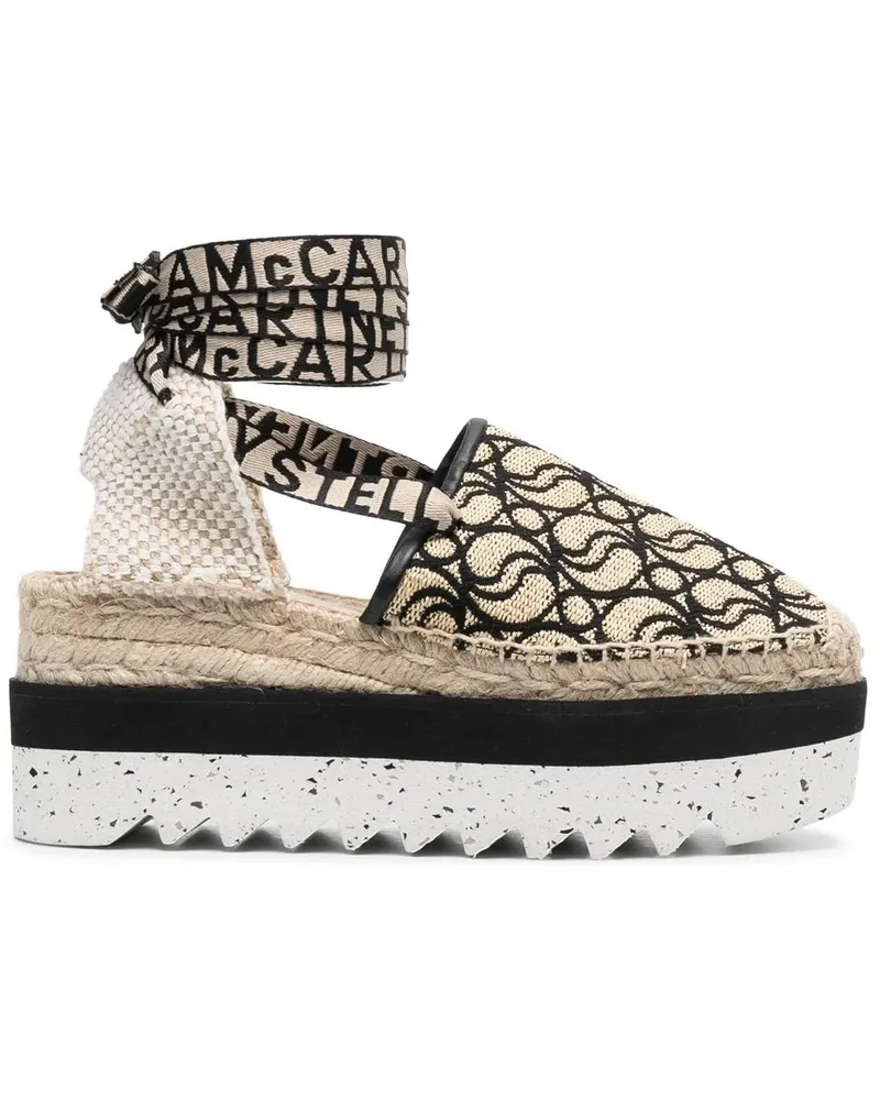 Stella McCartney Gaia Espadrilles mit Plateau - Nude Nude