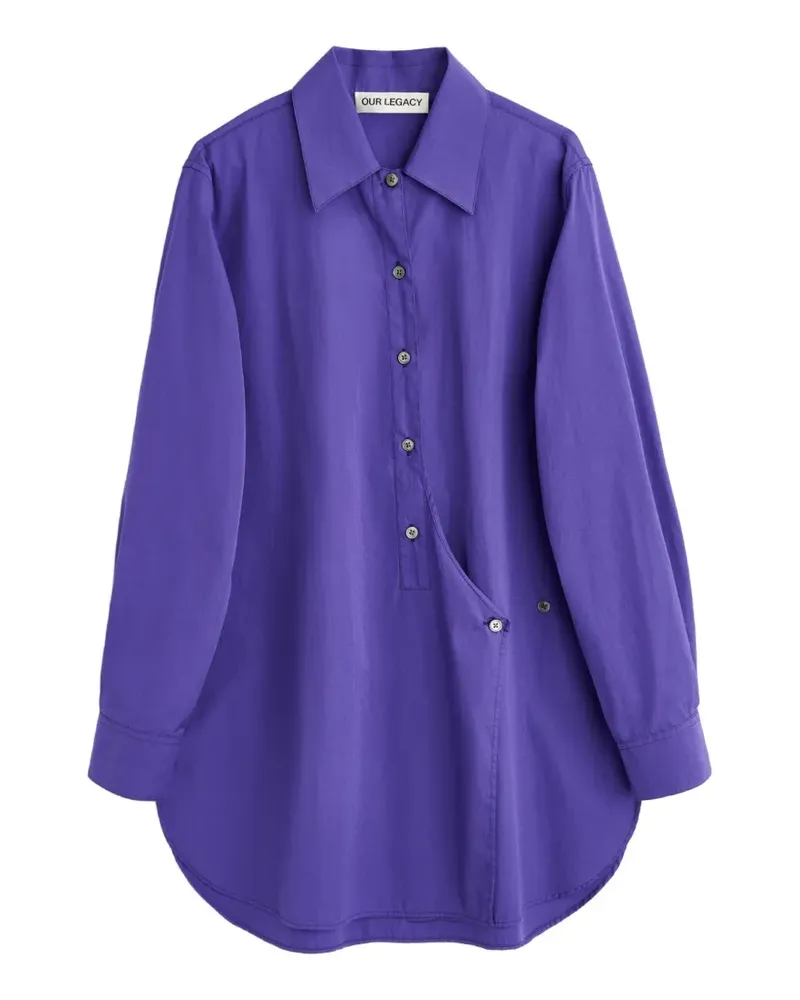 Our Legacy Bluse mit Knöpfen - Blau Blau