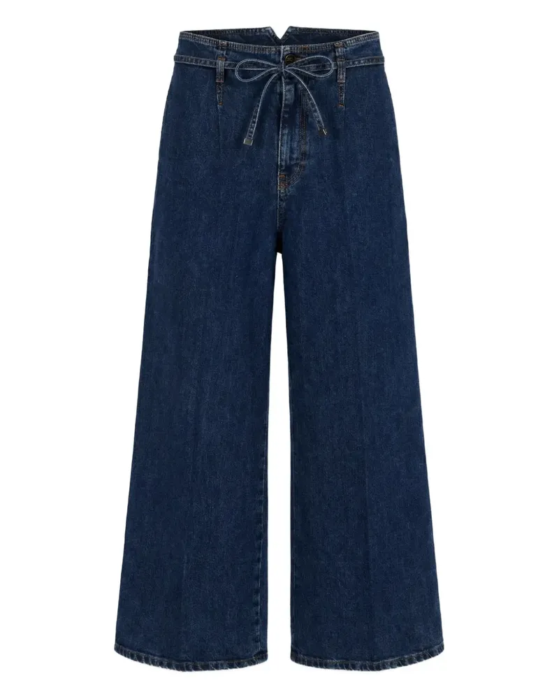 Etro logo-embroidered jeans - Blau Blau